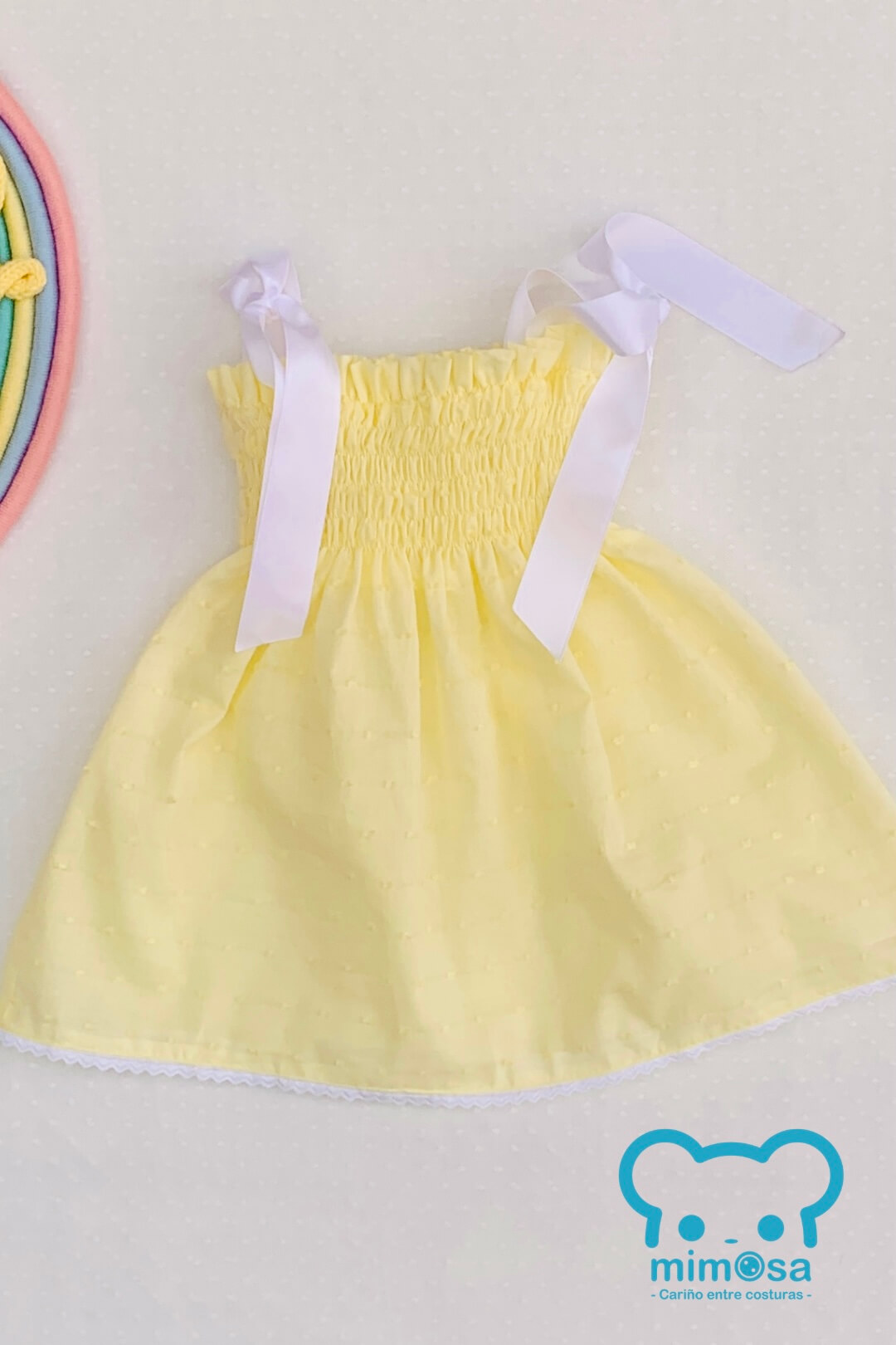 BLUSA ARCOIRIS PLUMETI AMARILLO ENGOMADA TIRANTES - Imagen 4