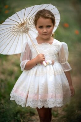 PRINCESA vestido vuelo ceremonia